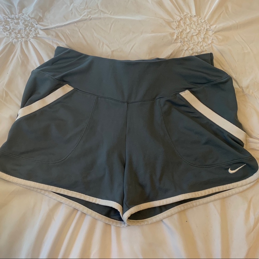 NIKE dri-fit running shorts w built in undershorts